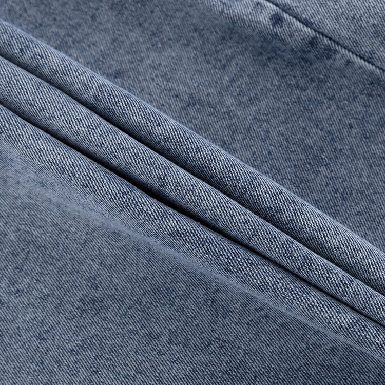Gabriella - Moderne Jeans-Midirock mit Frontschlit
