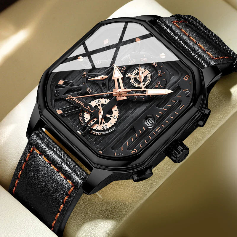 Aston - montre automatique de luxe avec cadran squelette