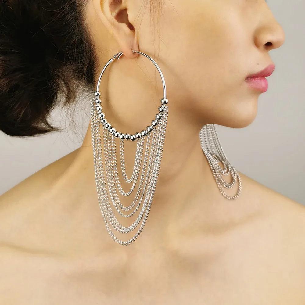 Isabella - Créoles élégantes aux motifs de perles