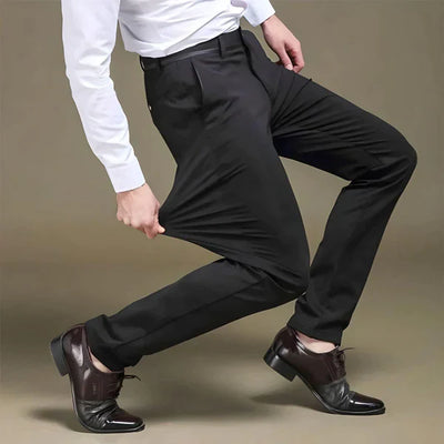 Maxwell - Pantalon de costume moderne en tissu stretch