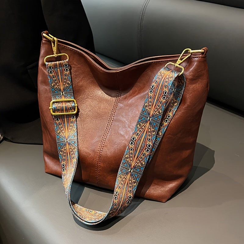 Charli - Sac cabas chic avec bretelles ornées et finition en cuir luxueux