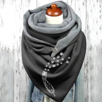Rovela - Bonnet d'hiver chic avec combinaison pompon et écharpe tricotée